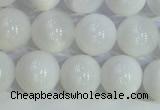 COP1616 15.5 inches 8mm round white opal gemstone beads