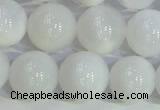 COP1617 15.5 inches 10mm round white opal gemstone beads