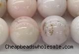 COP1706 15.5 inches 14mm round natural pink opal gemstone beads