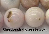 COP1707 15.5 inches 16mm round natural pink opal gemstone beads