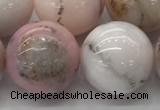 COP1708 15.5 inches 18mm round natural pink opal gemstone beads