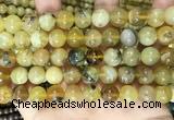 COP1762 15.5 inches 12mm round yellow opal beads wholesale