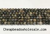 COP1801 15.5 inches 6mm round grey opal beads wholesale