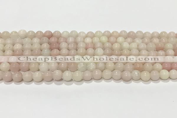 COP1821 15.5 inches 6mm round Chinese pink opal gemstone beads wholesale