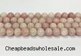 COP1824 15.5 inches 12mm round Chinese pink opal gemstone beads wholesale