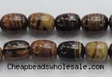 COP207 15.5 inches 10*14mm egg-shaped natural brown opal gemstone beads