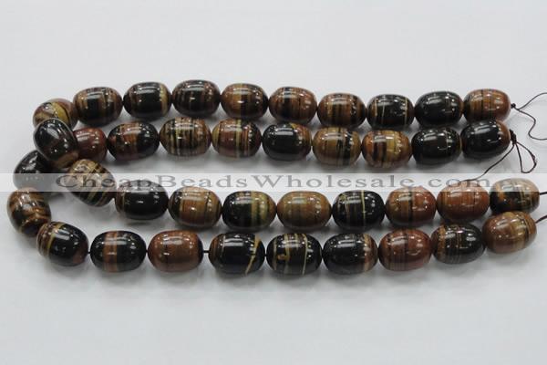 COP227 15.5 inches 15*20mm egg-shaped natural brown opal gemstone beads