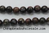 COP265 15.5 inches 8mm round natural grey opal gemstone beads