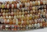 COP301 15.5 inches 2*4mm rondelle brandy opal gemstone beads wholesale