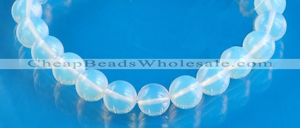 COP31 round shape 14mm translucent opal gemstone beads Wholesale