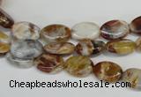 COP314 15.5 inches 8*12mm oval brandy opal gemstone beads wholesale