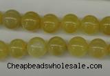 COP333 15.5 inches 10mm round yellow opal gemstone beads wholesale