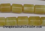 COP340 15.5 inches 10*14mm tube yellow opal gemstone beads