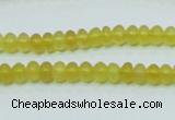 COP350 15.5 inches 4*6mm rondelle yellow opal gemstone beads wholesale