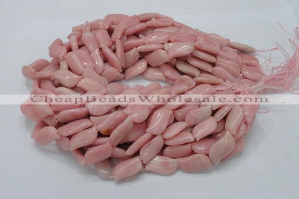 COP422 15.5 inches 14*25mm marquise Chinese pink opal gemstone beads