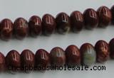 COP519 15.5 inches 6*10mm rondelle red opal gemstone beads wholesale