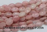 COP61 15.5 inches 6*8mm oval natural pink opal gemstone beads