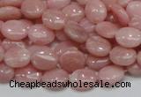 COP62 15.5 inches 8*10mm oval natural pink opal gemstone beads