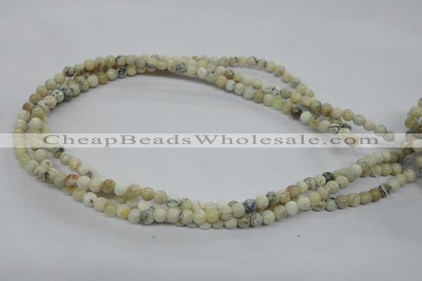 COP801 15.5 inches 6mm round natural African opal beads