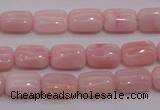 COP81 15.5 inches 8*12mm rectangle natural pink opal gemstone beads