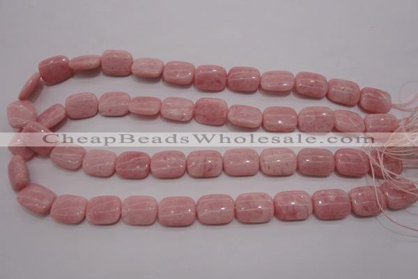 COP83 15.5 inches 12*16mm rectangle natural pink opal gemstone beads