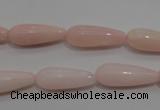 COP87 15.5 inches 8*20mm teardrop natural pink opal gemstone beads