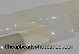 COP914 15.5 inches 13*18mm rectangle natural white opal gemstone beads