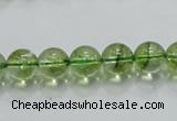 COQ01 16 inches 10mm round dyed olive quartz beads wholesale