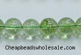 COQ02 16 inches 12mm round dyed olive quartz beads wholesale