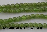 COQ52 15.5 inches 6mm round natural olive quartz beads wholesale