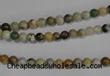 COS160 15.5 inches 4mm round ocean stone beads wholesale