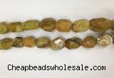 COS271 13*18mm - 15*20mm faceted nuggets ocean stone beads