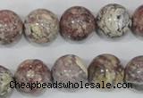 COT05 15.5 inches 16mm round osmanthus stone beads wholesale