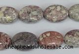 COT09 15.5 inches 13*18mm oval osmanthus stone beads wholesale