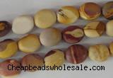 COV12 15.5 inches 8*10mm oval mookaite gemstone beads wholesale