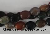 COV25 15.5 inches 8*10mm oval Indian agate beads wholesale