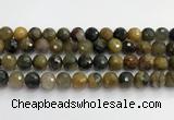 CPB1079 15.5 inches 12mm faceted round natural pietersite beads