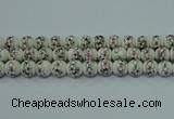 CPB601 15.5 inches 6mm round Painted porcelain beads