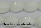 CPB72 15.5 inches 15*20mm rice white porcelain beads wholesale