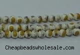 CPB751 15.5 inches 6mm round Painted porcelain beads