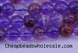 CPC601 15.5 inches 6mm round purple phantom quartz beads