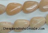 CPI104 15.5 inches 15*20mm nuggets pink aventurine jade beads