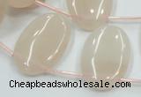 CPI17 15.5 inches 20*30mm top-drilled oval pink aventurine jade beads