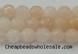 CPI210 15.5 inches 4mm faceted round pink aventurine jade beads