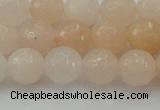 CPI211 15.5 inches 6mm faceted round pink aventurine jade beads