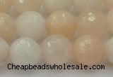 CPI213 15.5 inches 10mm faceted round pink aventurine jade beads