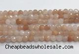 CPI216 15.5 inches 6mm faceted round pink aventurine jade beads wholesale