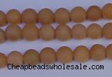 CPI301 15.5 inches 6mm round matte red aventurine beads wholesale