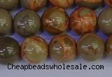 CPJ464 15.5 inches 12mm round African picture jasper beads