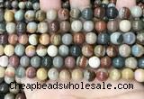 CPJ482 15.5 inches 8mm round polychrome jasper beads wholesale